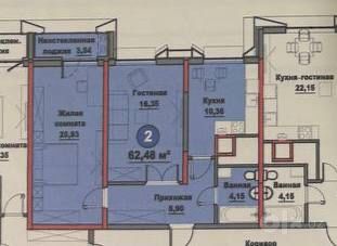 2х ком 62.48м2 ЖК Regnum Plaza Мирзо-Улугбекский район