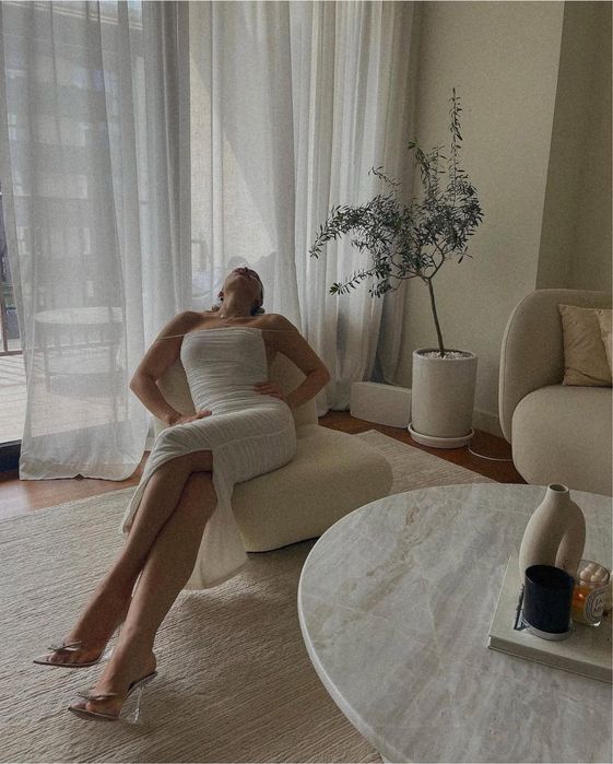 Продам вечернее белое платье