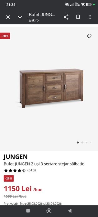 Mobilier living Jysk