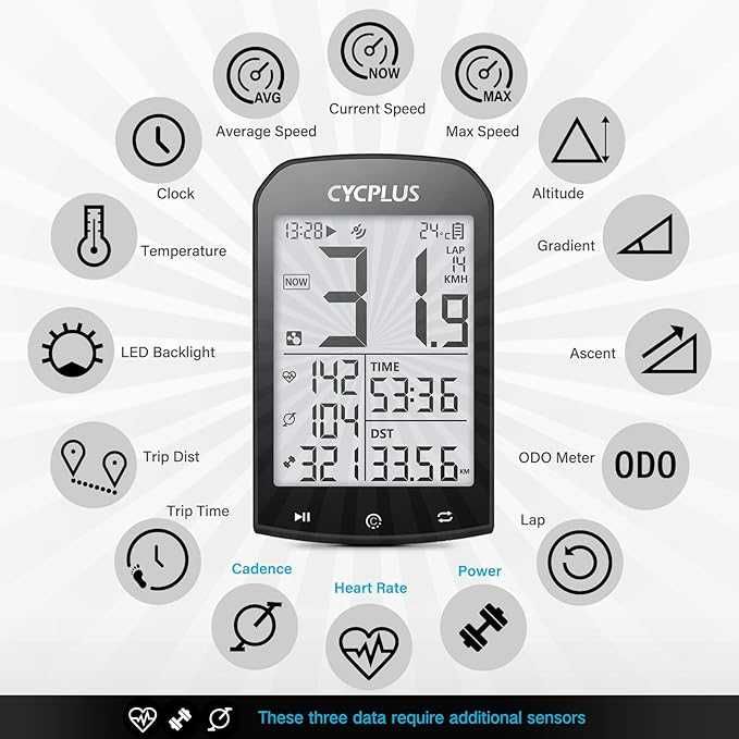 Продавам нов GPS велокомпютър CYCPLUS M1