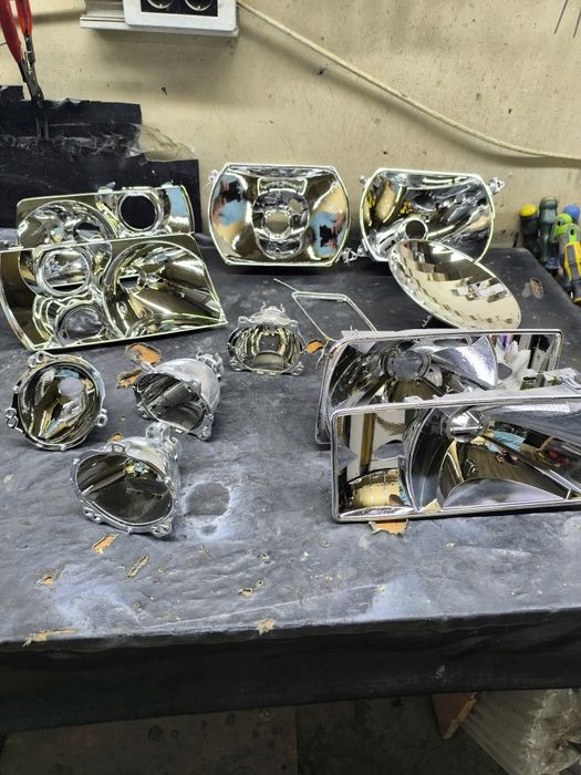 Восстановление отражателей, хромирование отражателей алматы