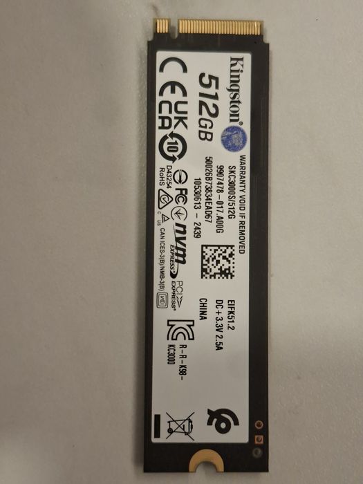 Ssd 512 kingston