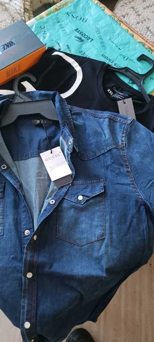 Мъжки дънково ризи Guess