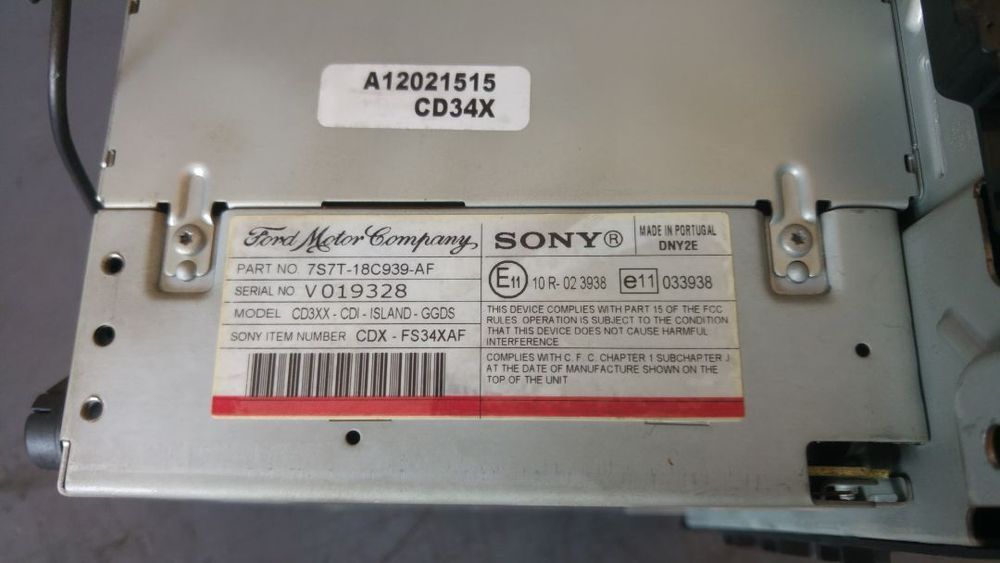 cd player auto ford s-max mondeo 2006-2014 7s7t-18c939-af