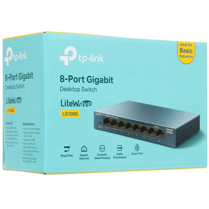 Коммутатор TP-Link LS108G
