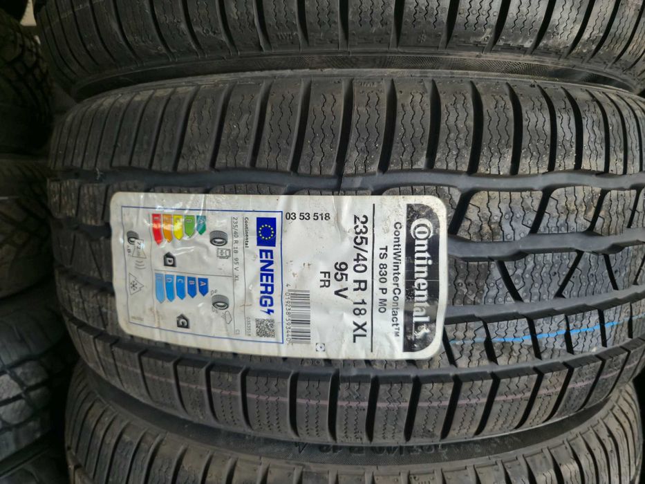 4 Anvelope M+S IARNA - 235/40/18 95V XL FR MO - Continental Winter Contact T830P - NOU - DOT 2022 !