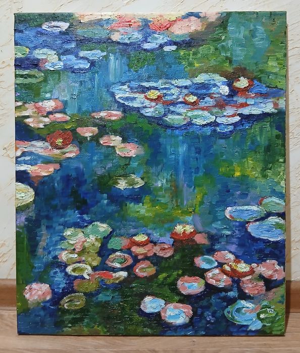 Картина маслом «Кувшинки»