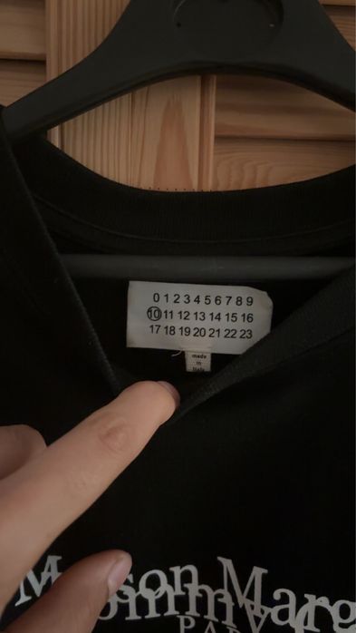 Tricou Maison Margiela x Tommy Cash negru