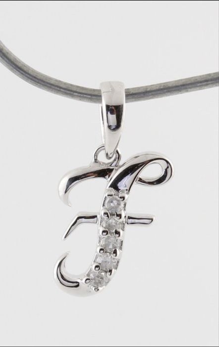 Pandativ din aur alb si diamante