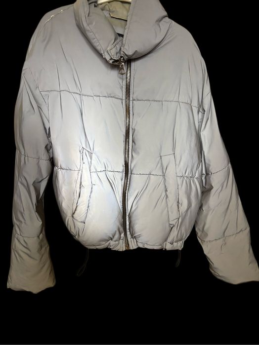 Светлоотразително пухкаво яке и дънково яке