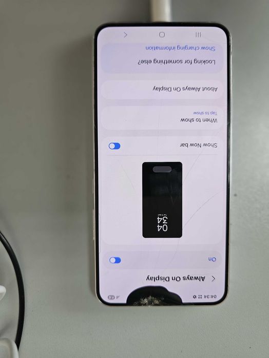Дисплей със сребърна рамка за Samsung S22 plus 5G