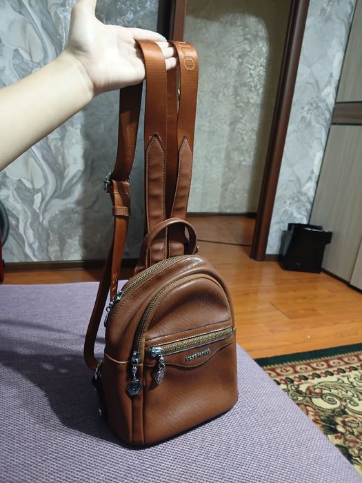 Стильный коричневый рюкзак (мини)