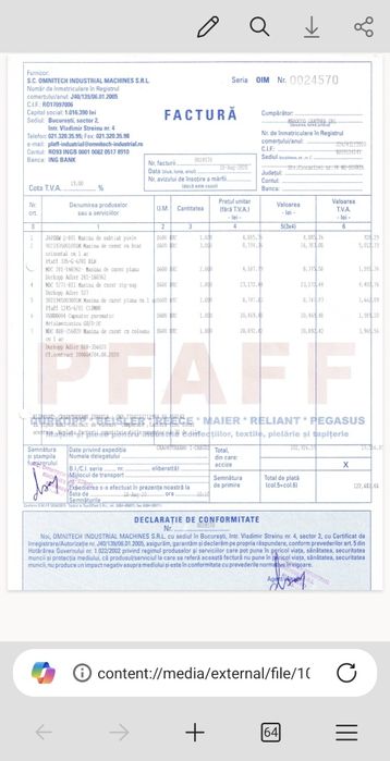 Masini de cusut haine de piele