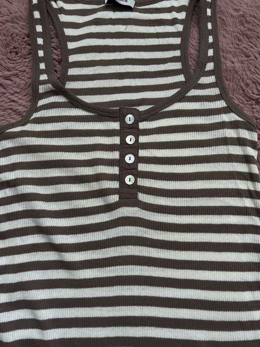 Maiou reiat alb și maro de damă