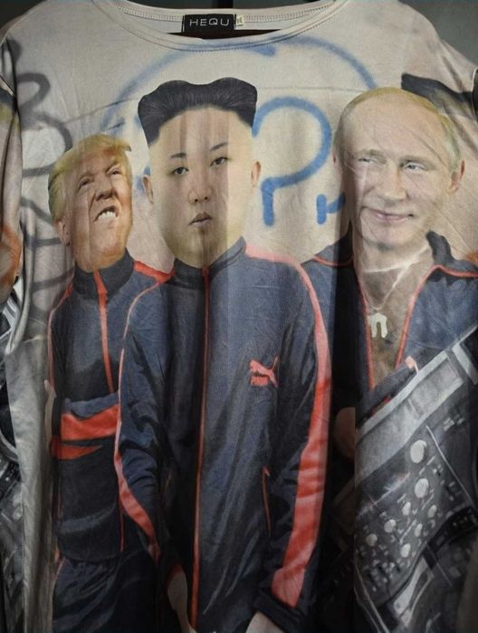 Tricou funny Trump, Putin, Kim