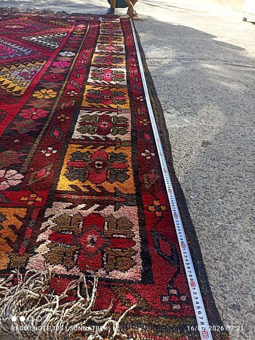Qadimgi gilam naqshinkor ogʻir gilam 60-70 kg