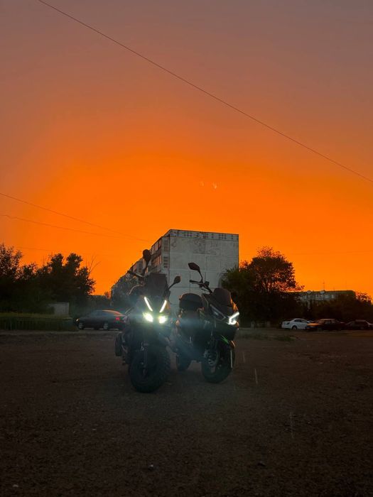 Скутер самурай черный