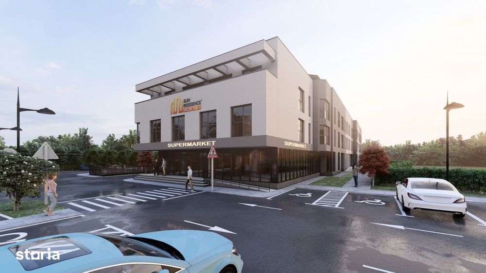 Sun Residence -- Apartament 2 camere - TIP 9 - 54 Mp - Proiect NOU -