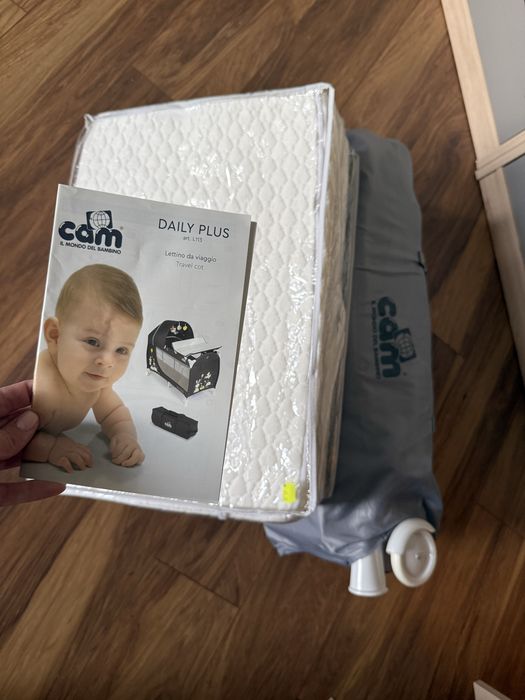 Сгъваема кошара Cam Pisolino Teddy G, Сив