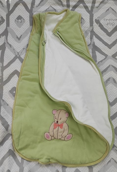 Тёплый спальный мешок для новорожденных (новый)