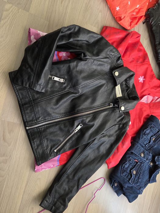 Пролетно кожено яке Reserved, LC Waikiki, Levi's, Benetton