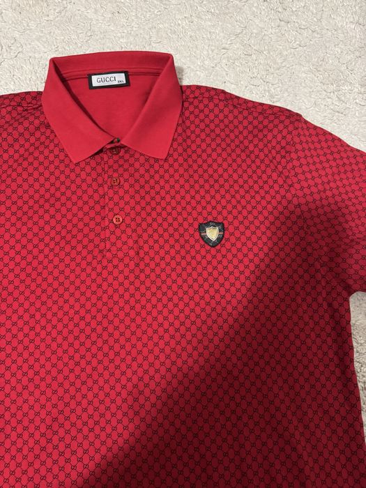 Gucci мъжка тениска с яка