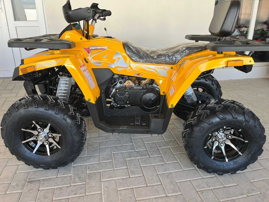 Atv 200cc Tao Shark Fourcraft 4T benzina 10" Galben