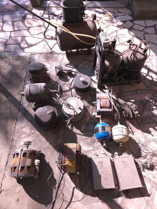 Ел двигатели,Такер,парно котле , парапети