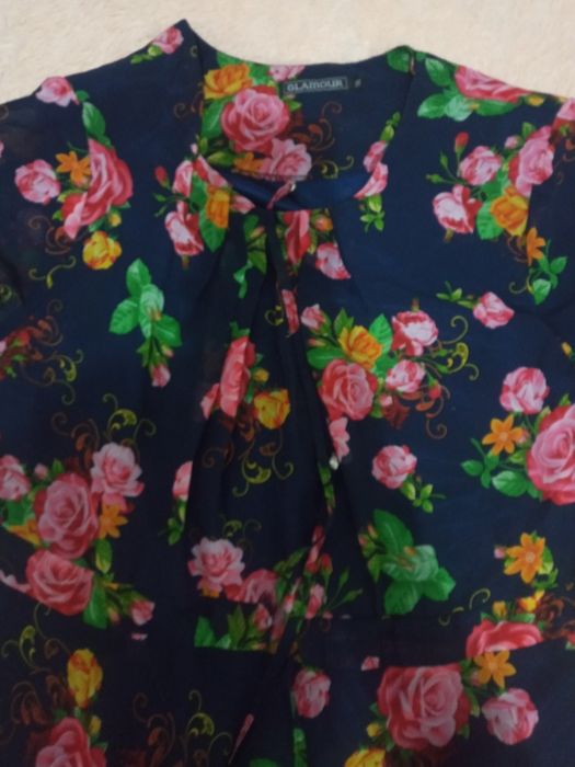 Шифоновое платье 54 размера