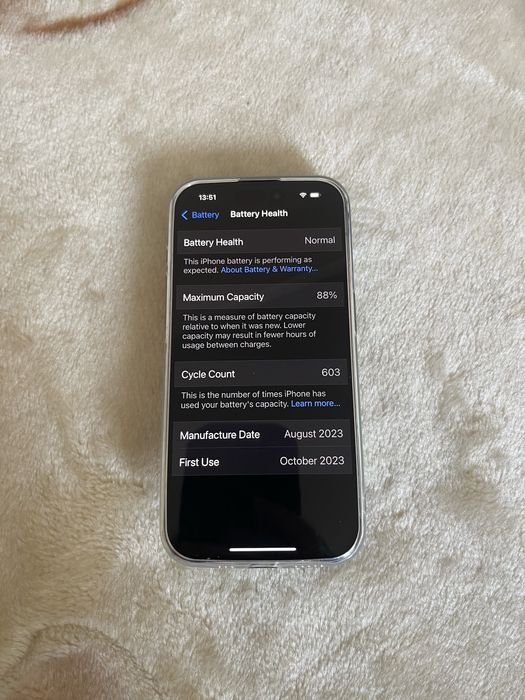 Продаю iPhone 15 Pro, 256 гб, 88%