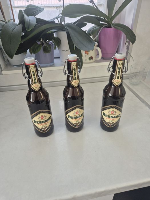 Бутилки с патентовано затваряне от бира Бернард