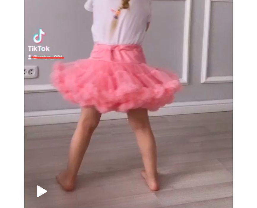 Юбка розовая на девочку