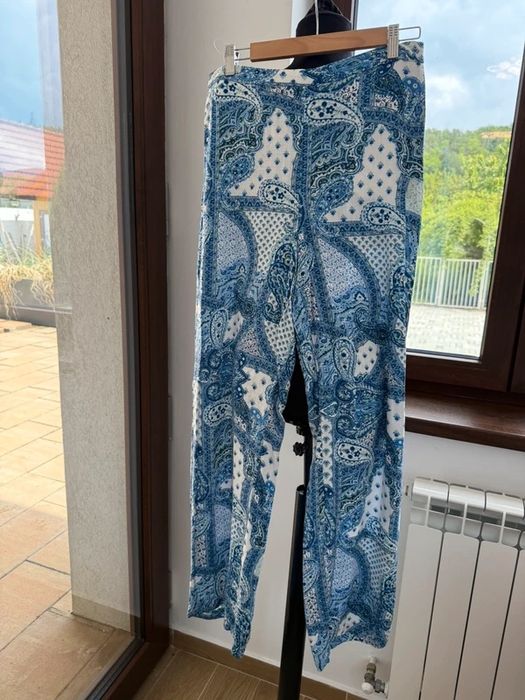 Zara Co ord Set camasa si pantaloni paisley