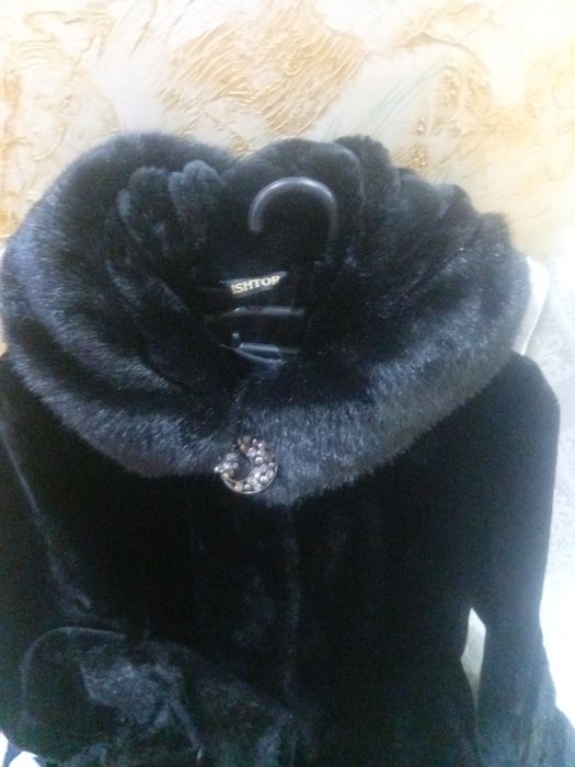 Шуба черный размер 48