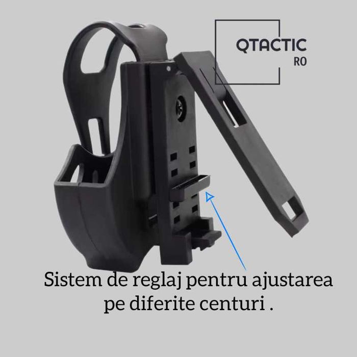 Toc premium catuse, polimer rezistent, rotire la 360°, prindere capsă