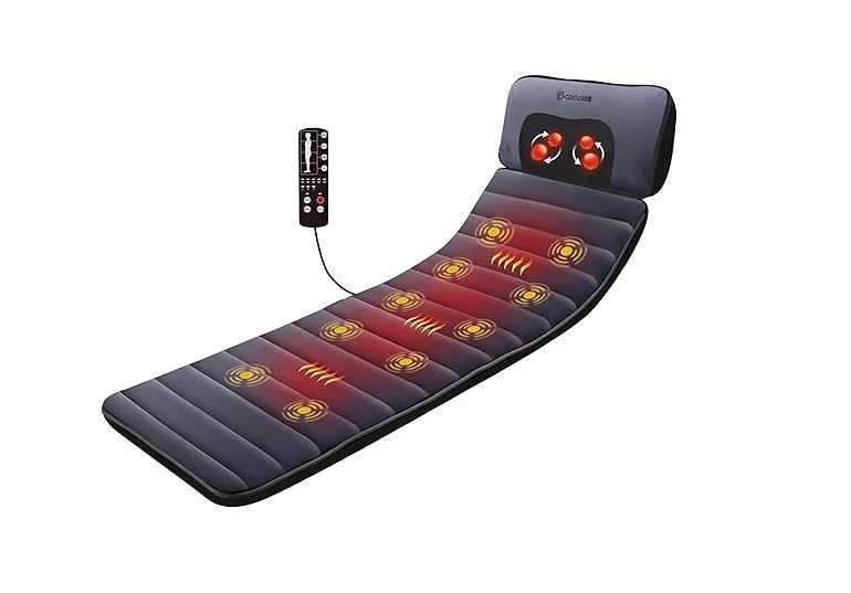 Отопляема масажна постелка Comfier CF-3603U с шиацу възглавница