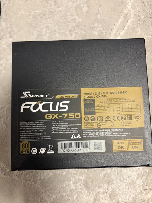 Sursa Seasonic 750W modulara