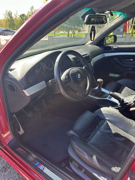 Vand bmw seria 5 e39 520i imola red,pachet m de fabrica euro 4