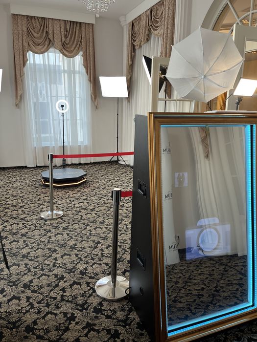 Oglinda magica/ 360 video booth/ photo booth/ fum greu