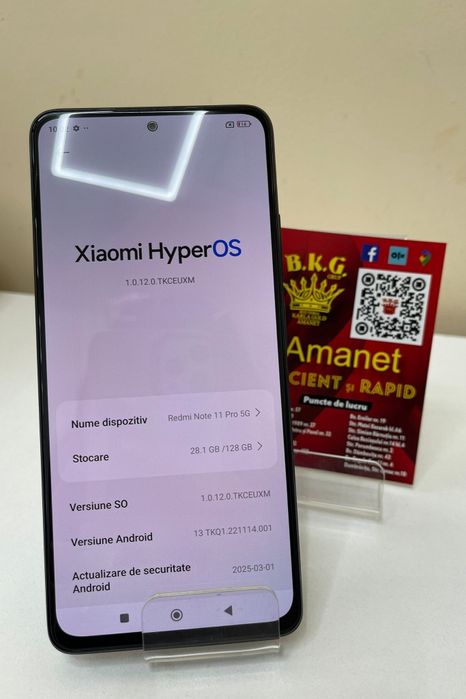 Redmi Note 11 Pro 128gb Amanet BKG