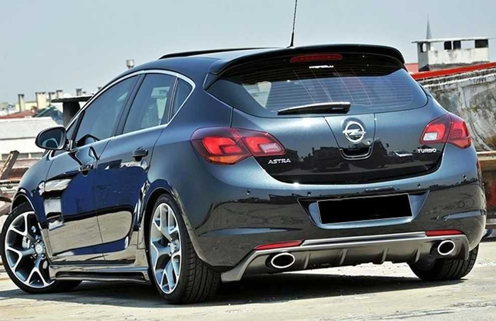 опел астра ж дифузьор за задна броня / opel astra j diffuser / добавка