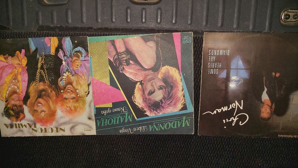 Lot 11 discuri vinil retro anii '80 - Queen, Michael Jackson, Modern Talking, Madonna, Elvis