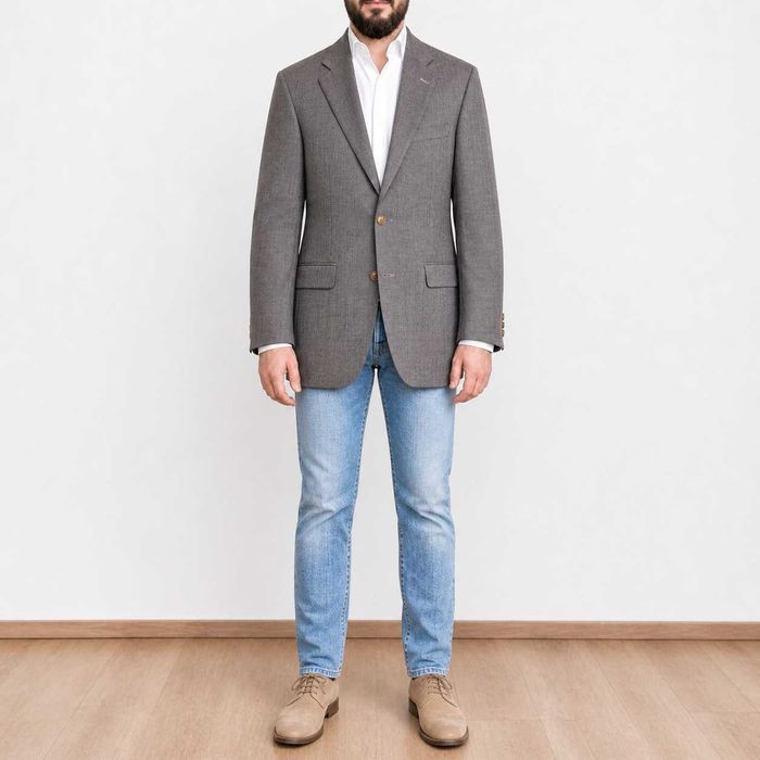 Sacou Paul Kehl 1881 - gri elegant, mărime L, clasic business casual