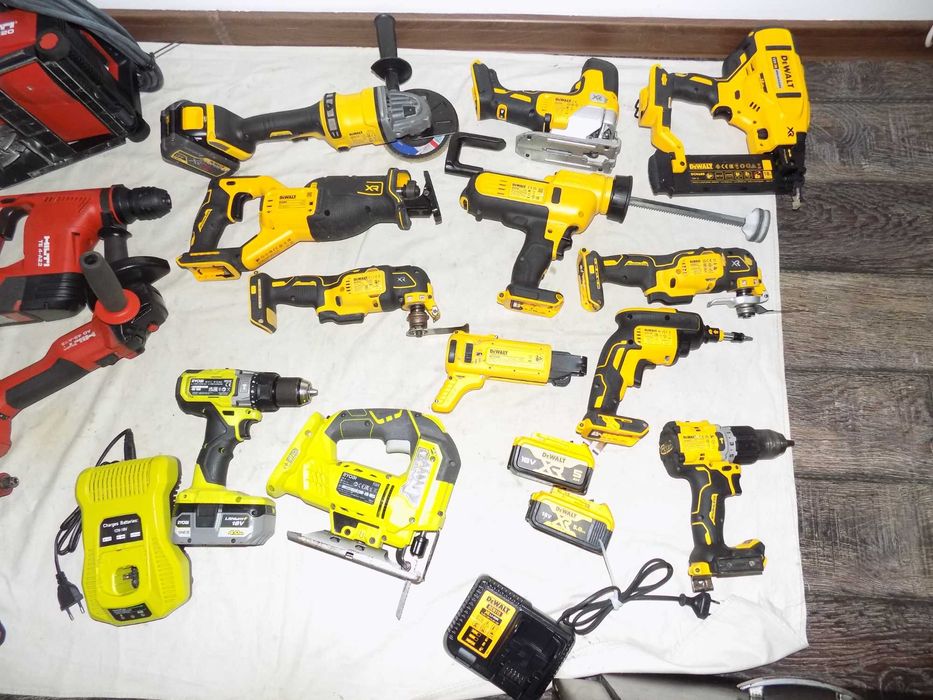 Scule  DeWalt , Ryobi , suflanta Leister , masina de slituit Hilti  DC-SE 20