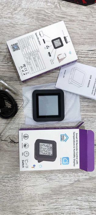 Умный Wi-Fi Tuya IR датчик влажности температуры