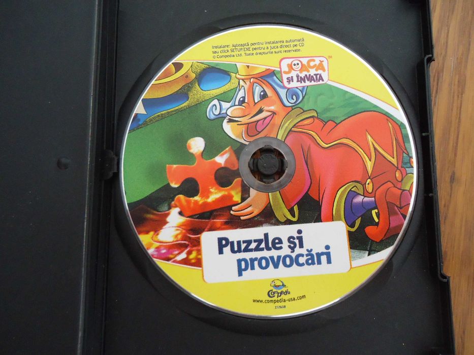 Vand lot 9 CD-uri / DVD-uri jocuri PC, educaționale copii, povești și muzică