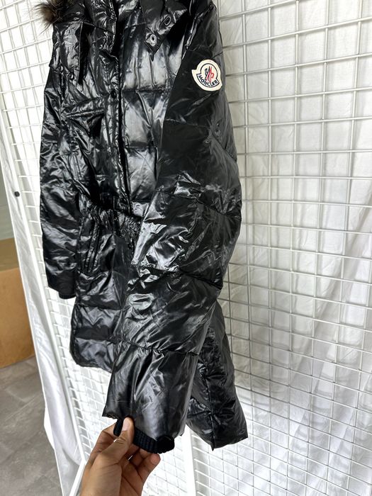 Дамско дълго пухено яке Moncler - размер М/L, Отлично състояние