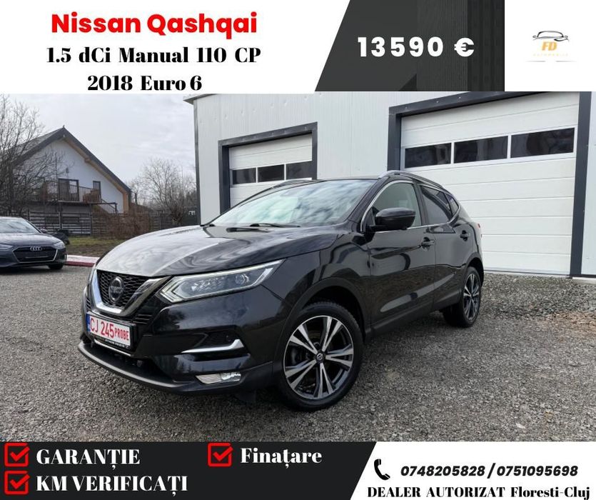 Nissan Qashqai Nissan Qashqai 1.5 DCI N-Connecta Euro 6 Fara Adblue RAR Efectuat