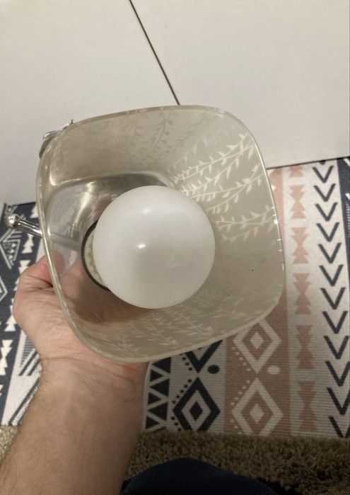Aplica de perete semiluna si cu doua brate