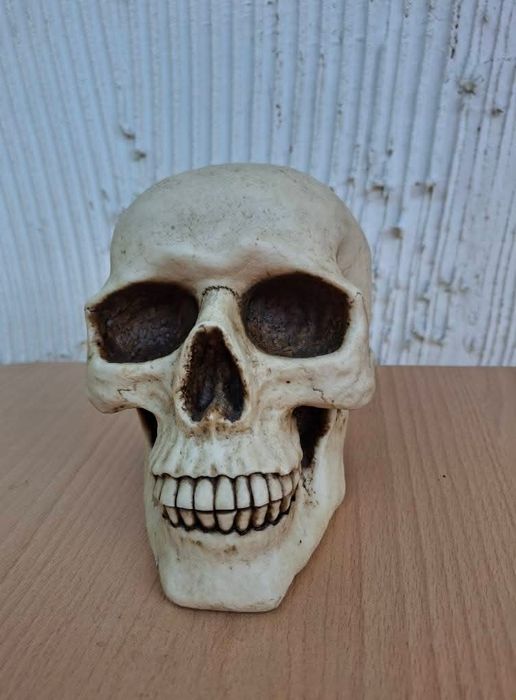 Реалистична статуетка на череп